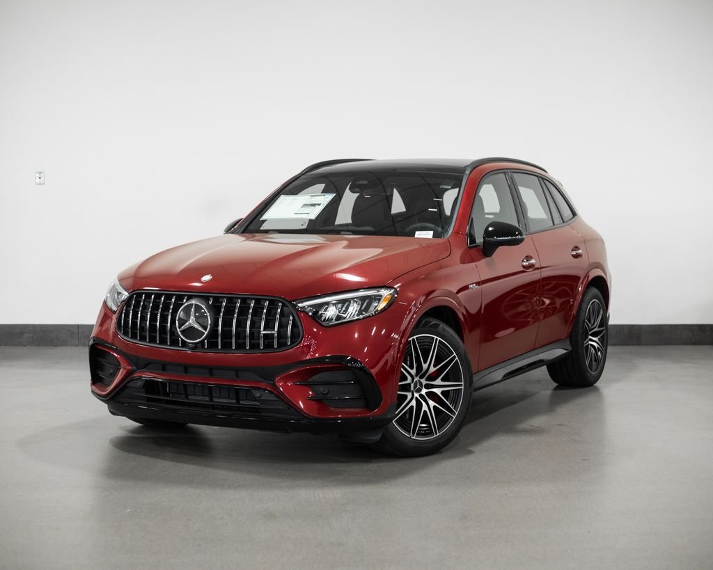 New 2026 MANUFAKTUR Patagonia Red Metallic Mercedes-Benz GLC 43 AMG® image 1