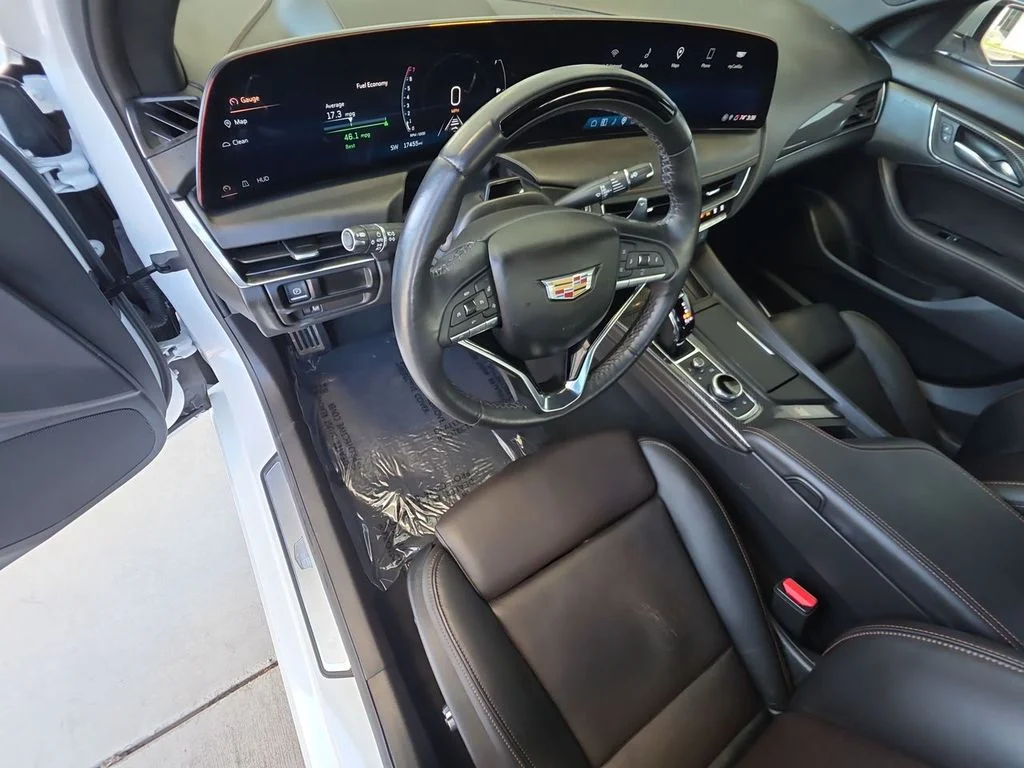 Used 2025 Crystal White Tricoat Cadillac Sport image 10