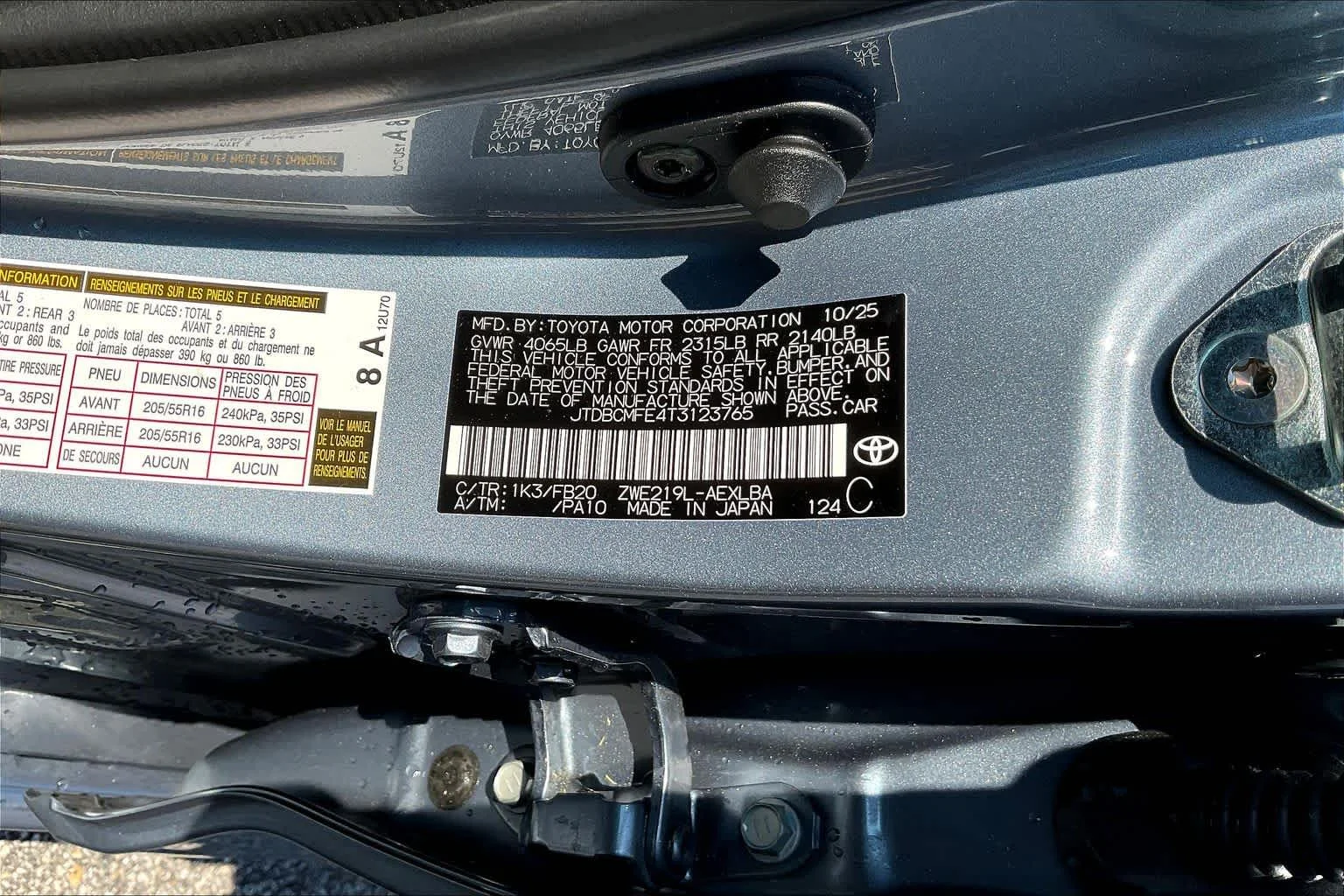 Certified Used 2026 Celestite Toyota Hybrid LE image 33