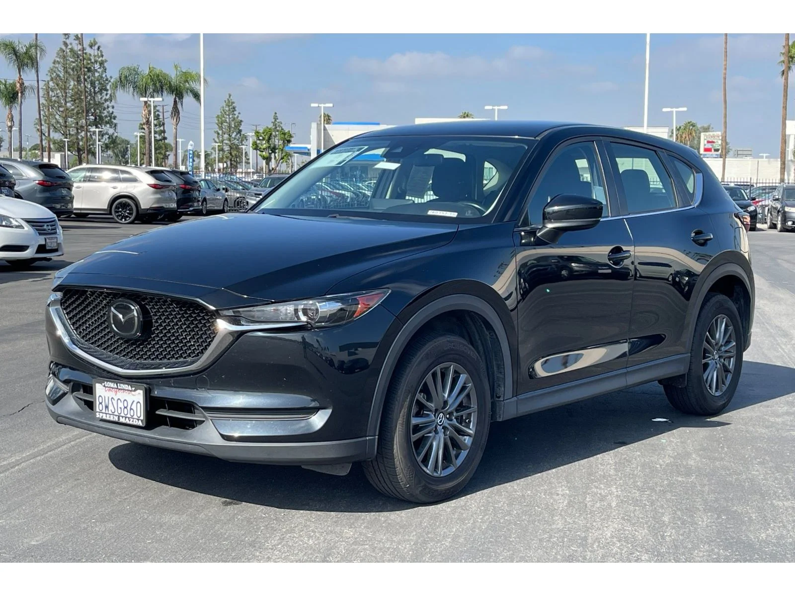 Used 2021 Jet Black Mica Mazda Sport image 2