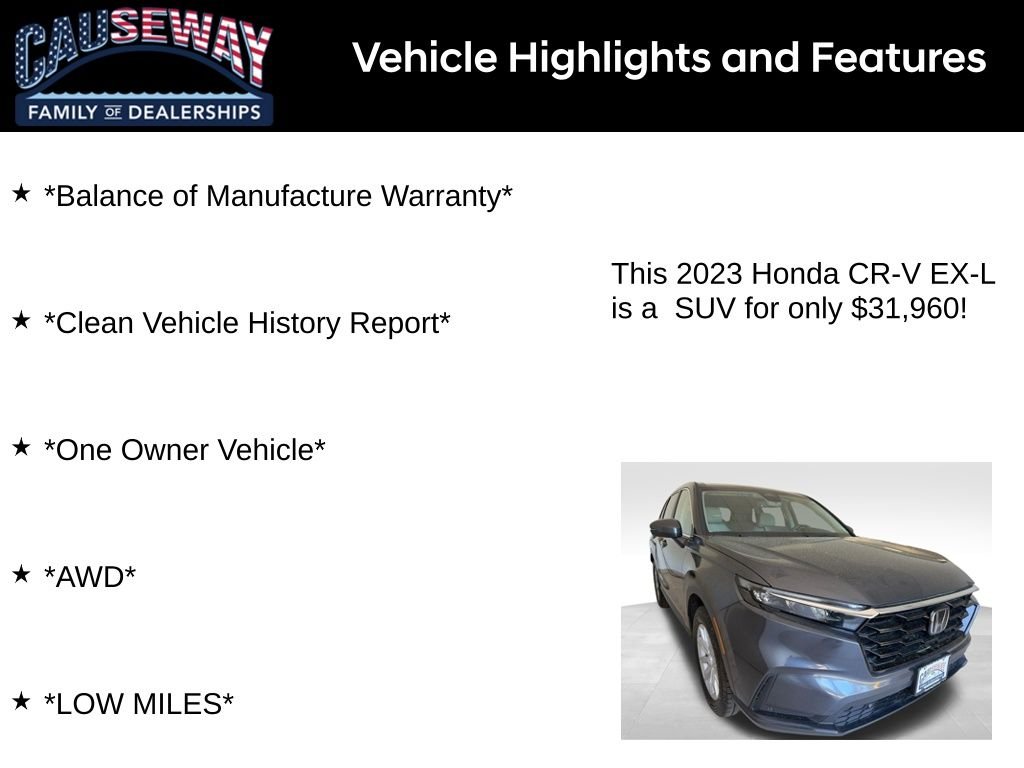 Used 2023  Honda EX-L image 2