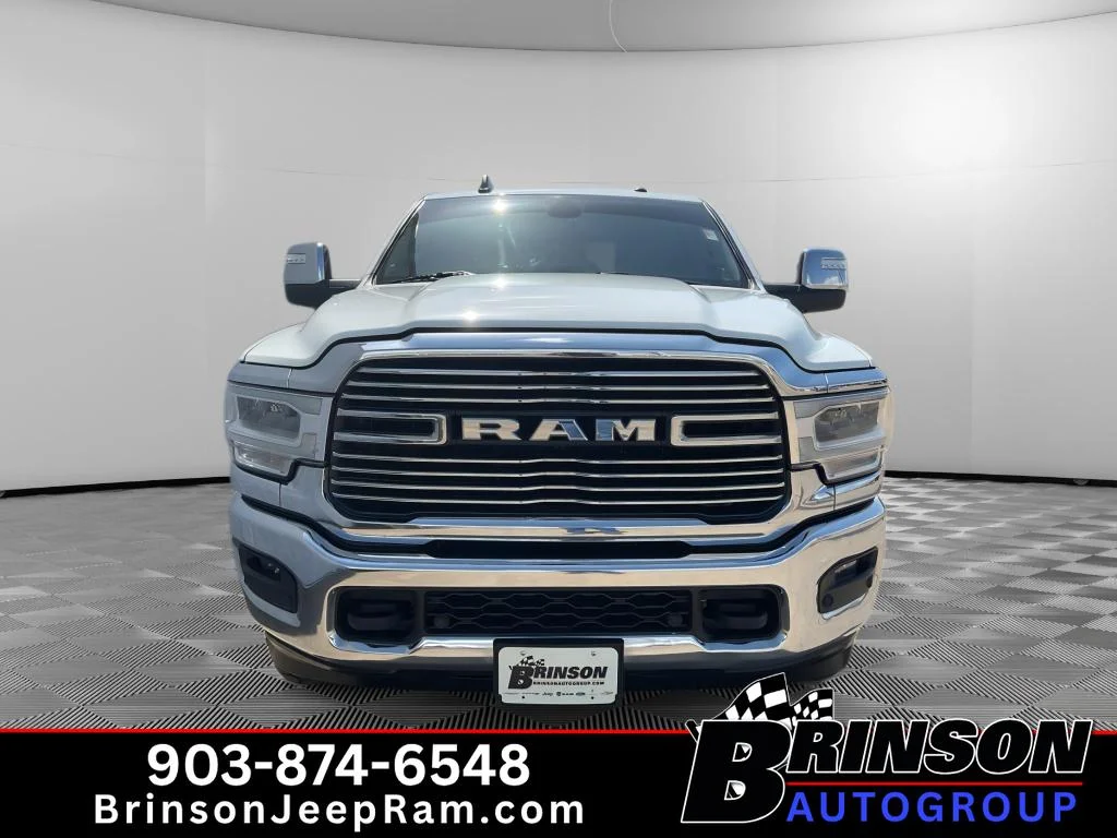 Used 2024 Bright White Clearcoat Ram Laramie image 2