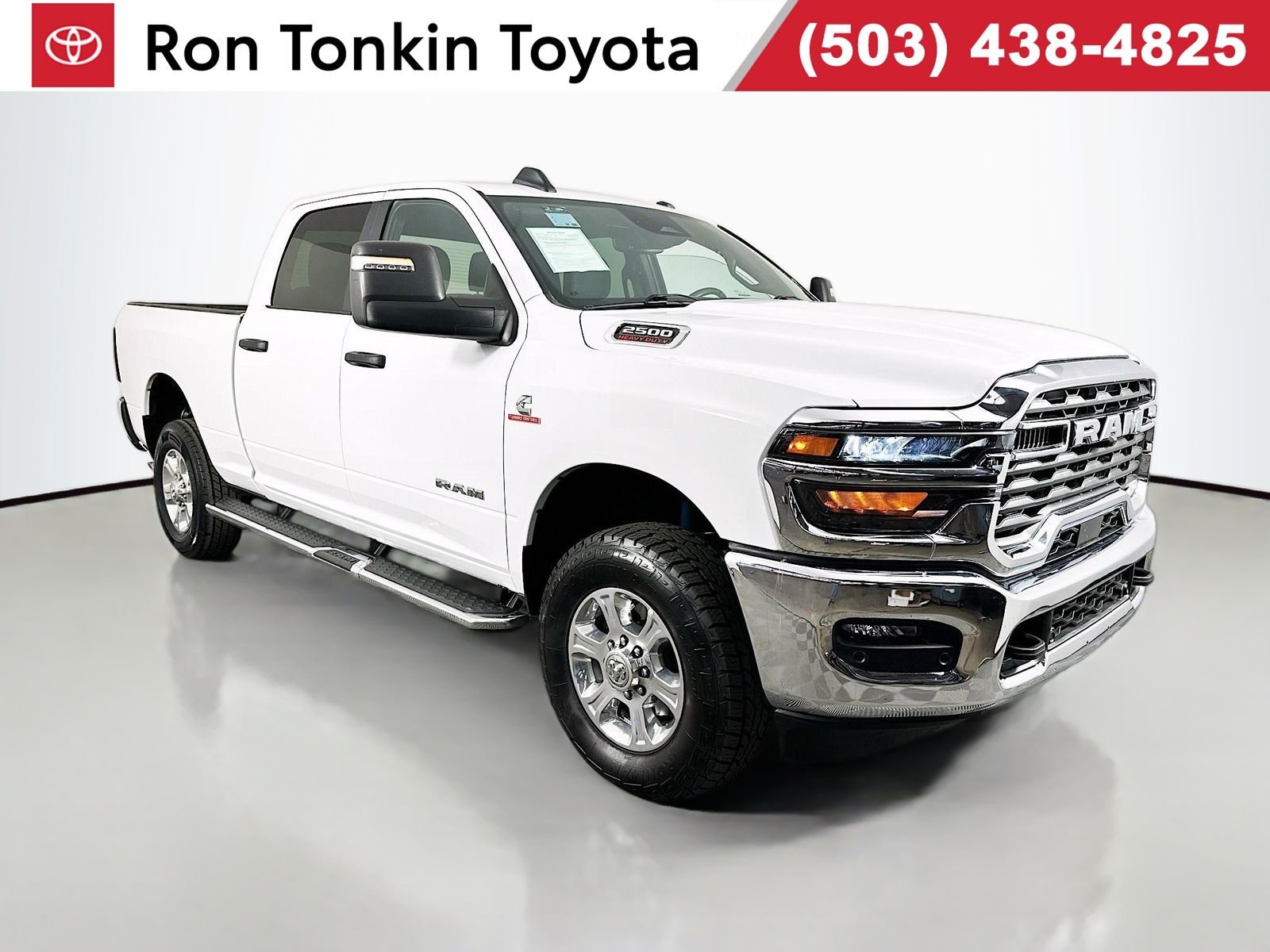 Used 2025 Bright White Clearcoat Ram Big Horn image 1