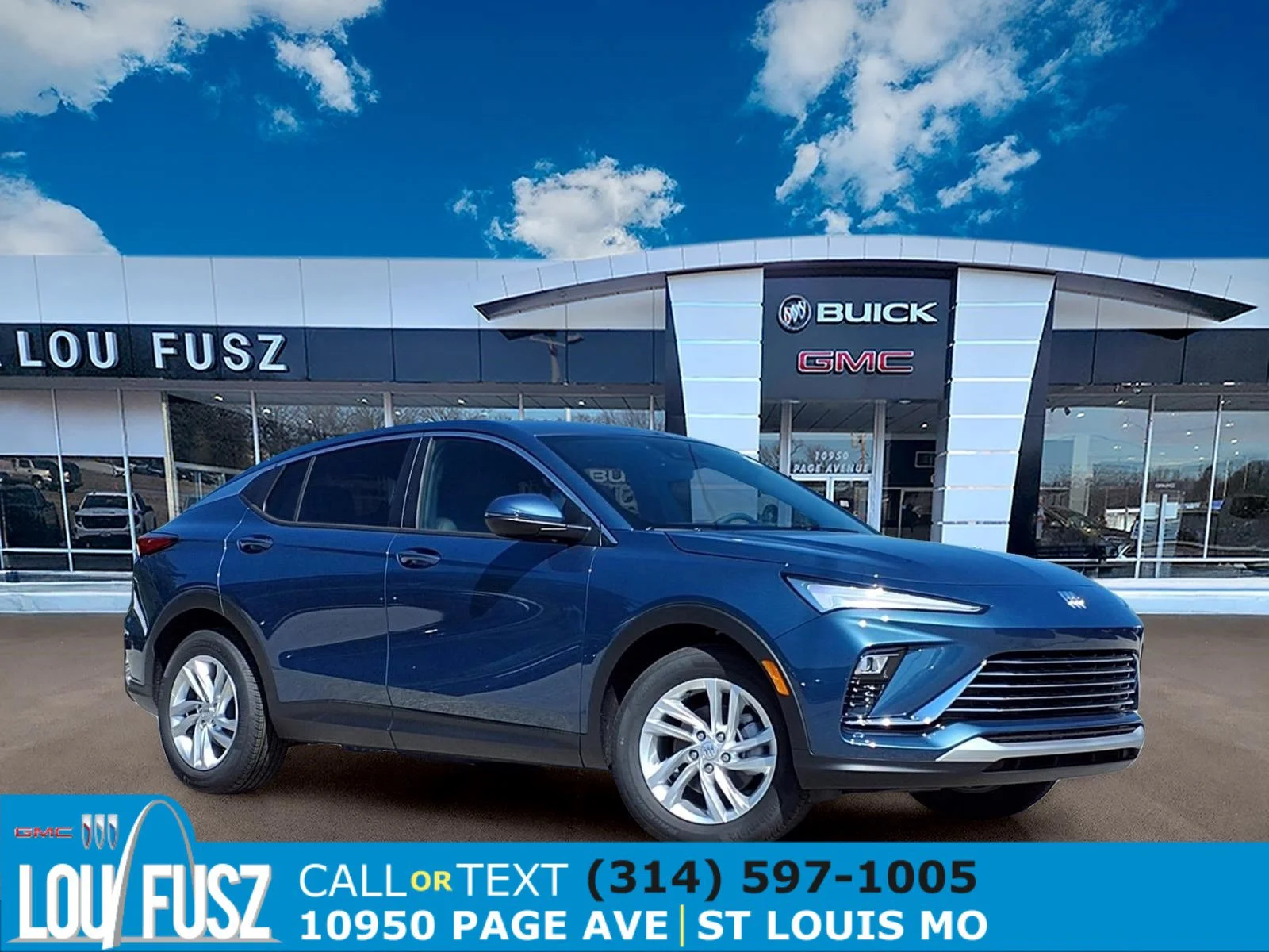 New 2026 Ocean Blue Metallic Buick Preferred image 1