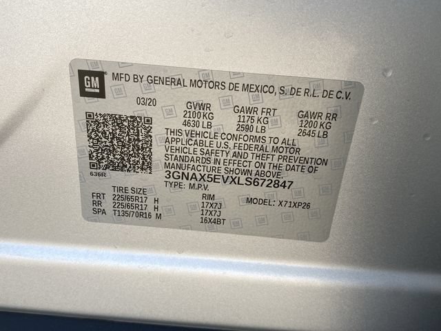 Used 2020 Silver Ice Metallic Chevrolet LS image 33