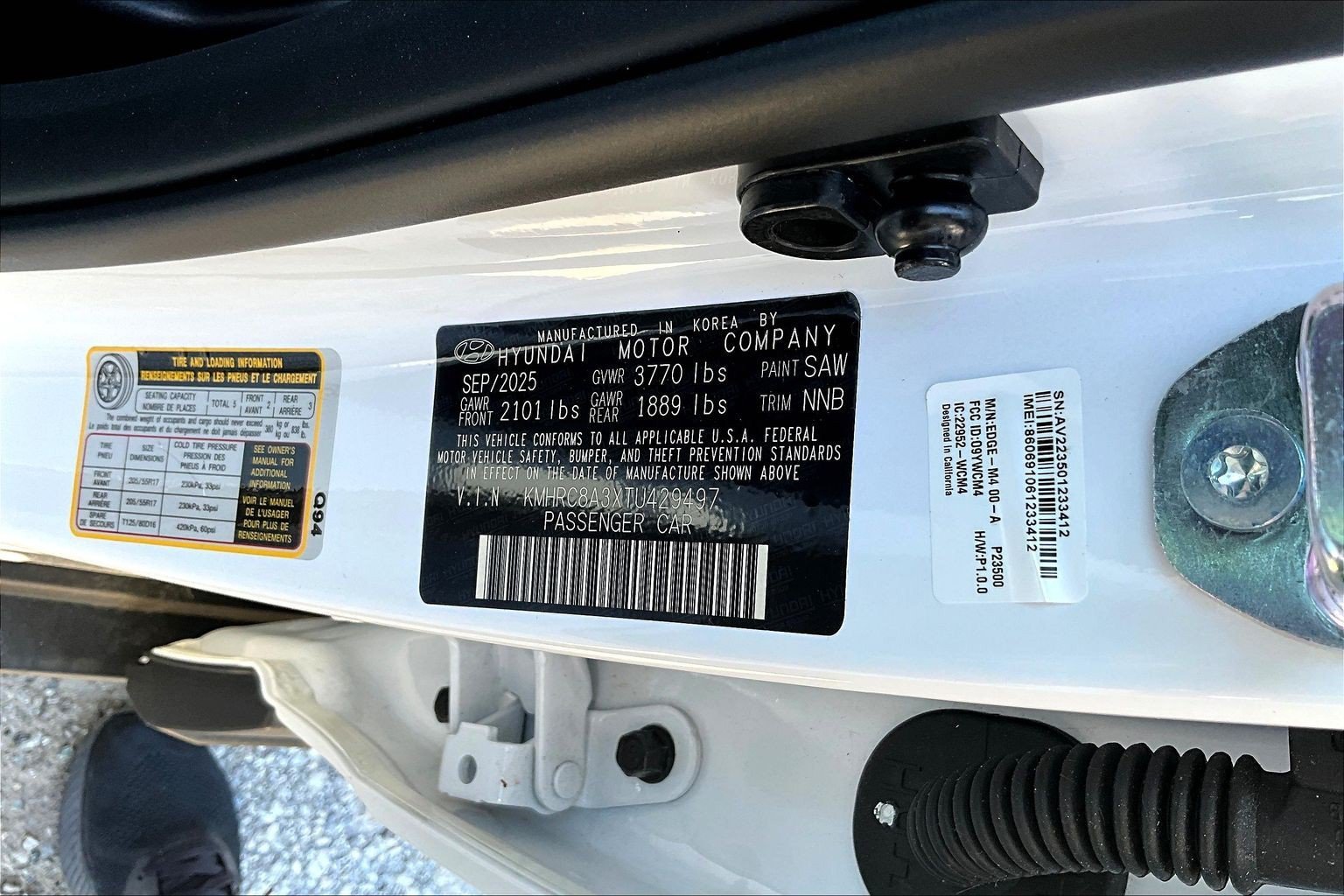 New 2026 White Hyundai SEL image 7