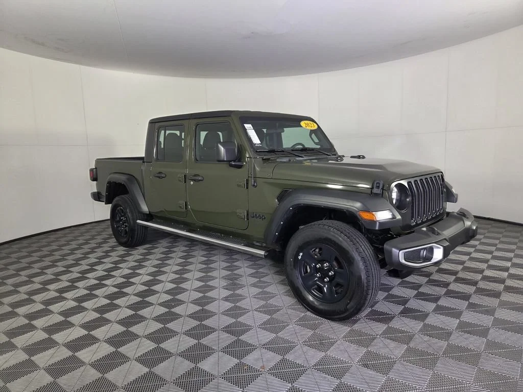 Used 2023 Sarge Green Clearcoat Jeep Sport image 2