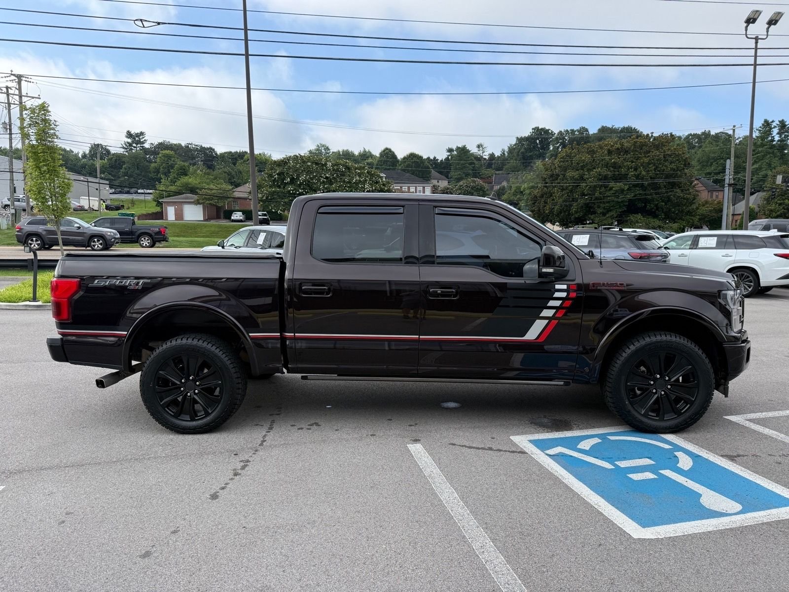 Used 2020 Magma Red Ford Lariat image 6