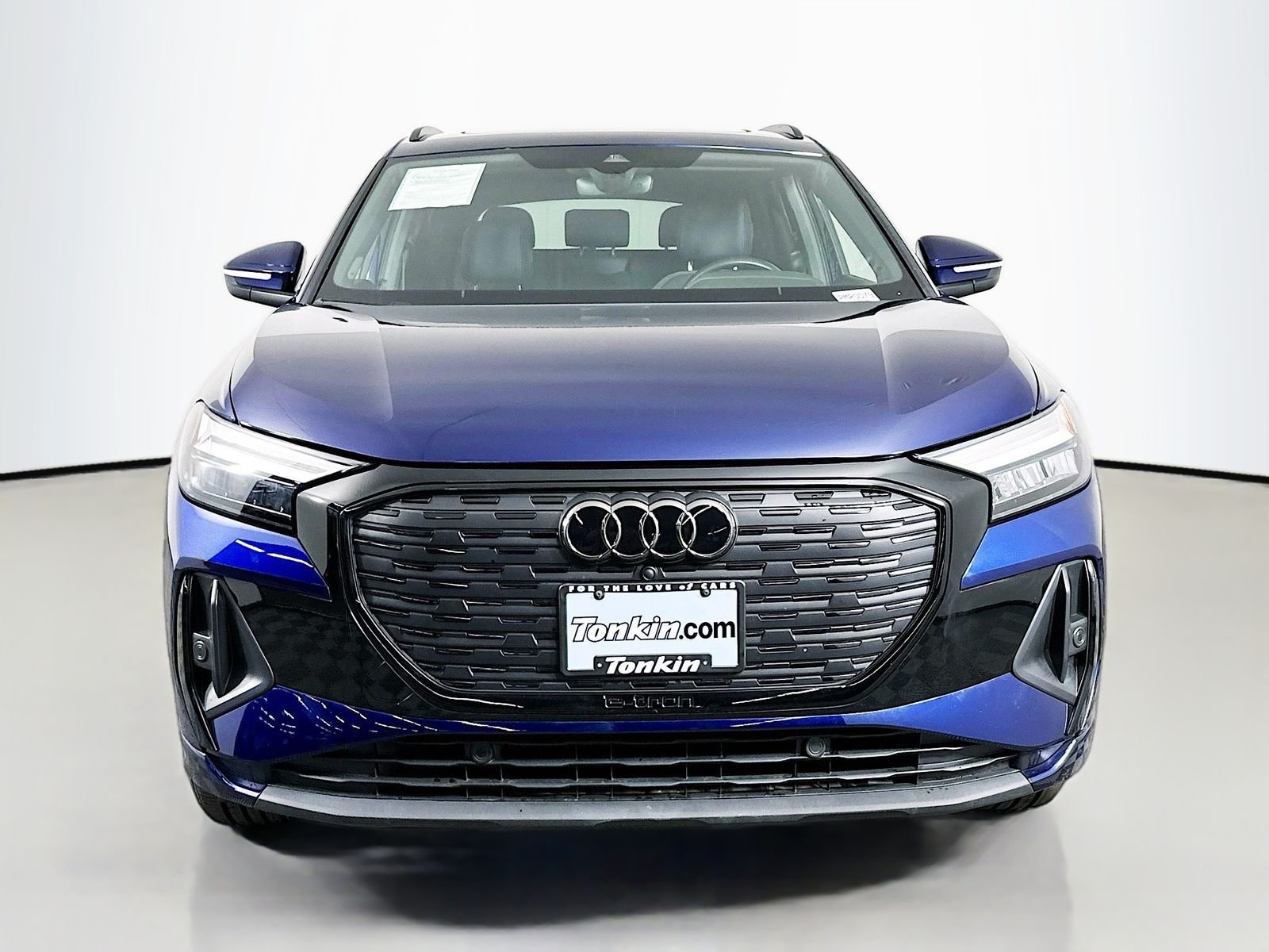 Used 2023 Blue Metallic Audi Premium Plus Black Optic Pano Roof image 2