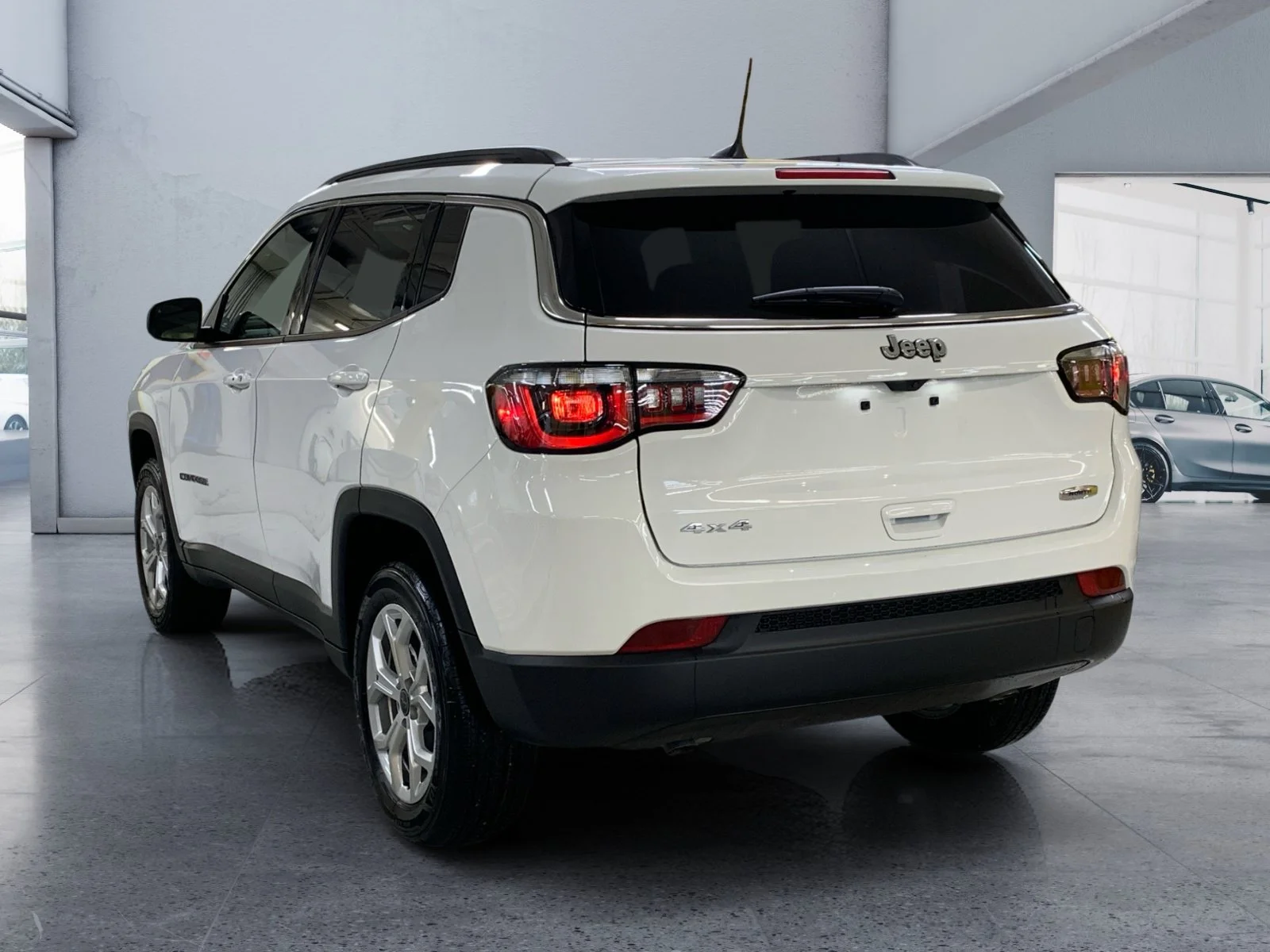 New 2026 Bright White Jeep North image 3