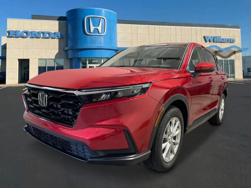 New 2027 Radiant Red Metallic Honda EX AWD image 1