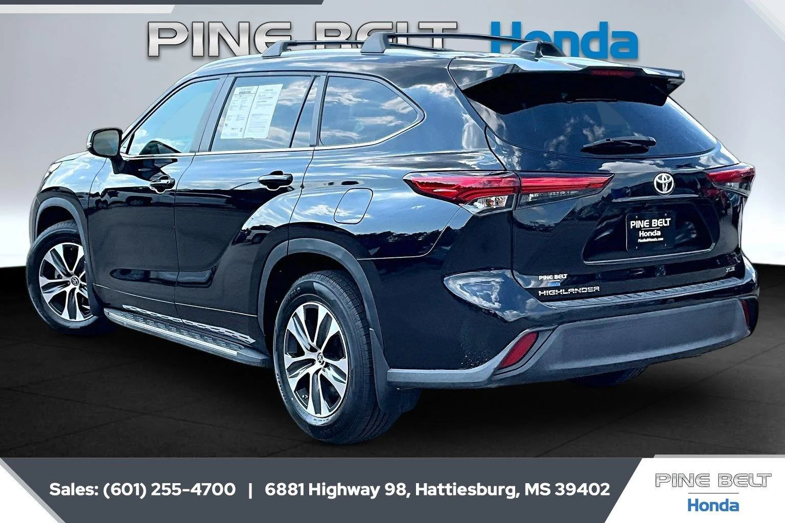 Used 2023 Midnight Black Metallic Toyota XLE image 2