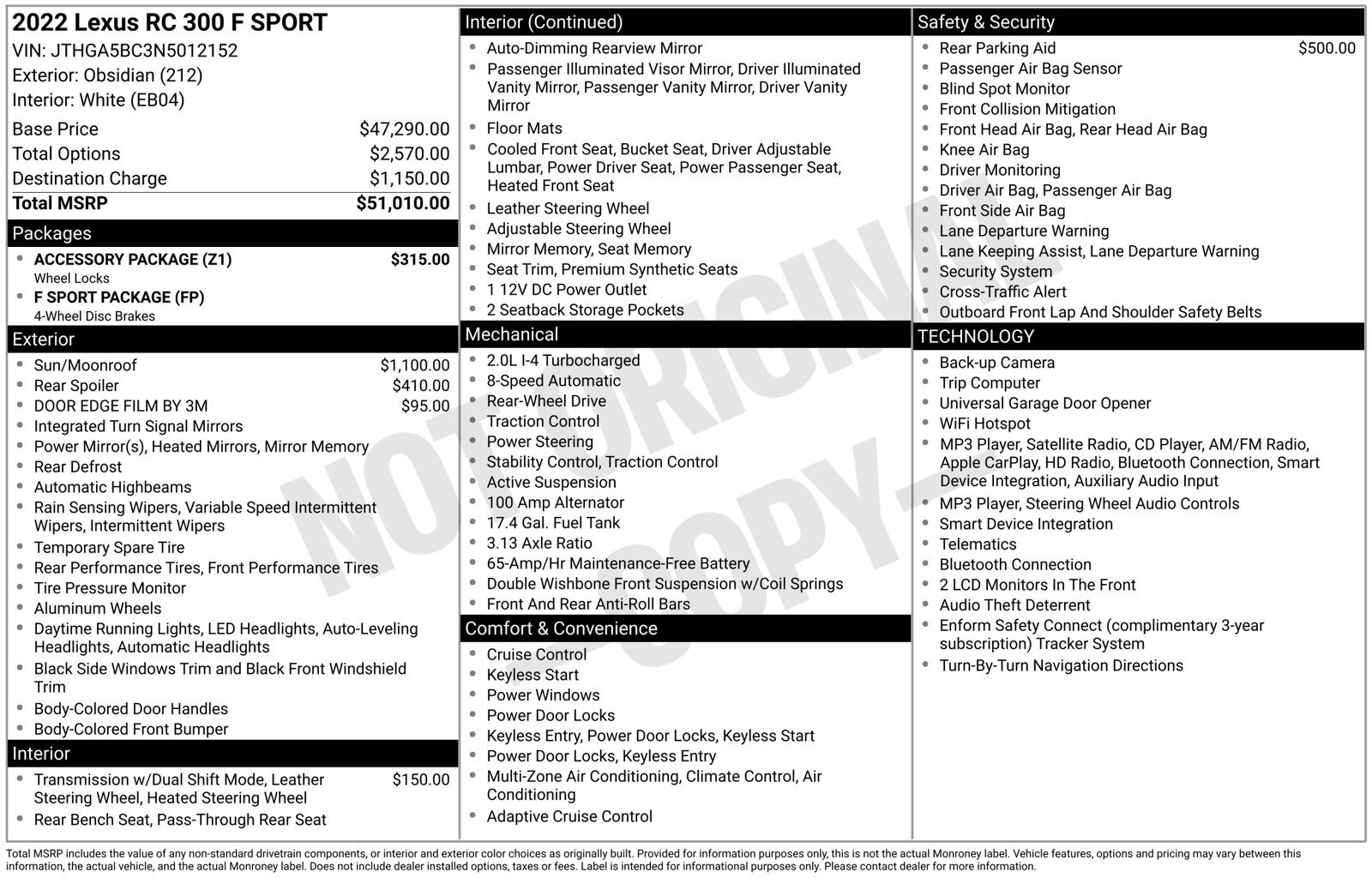Used 2022 Black Lexus 300 image 9