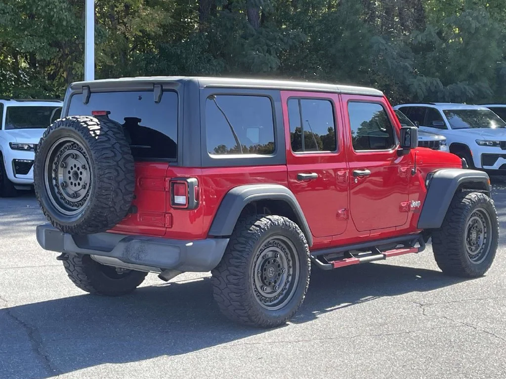 Used 2020 Red Jeep Unlimited Sport S image 8