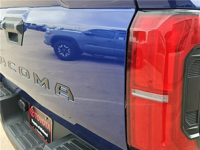 Used 2024 Blue Crush Metallic Toyota SR5 4x4 Double Cab 5 ft. box image 8