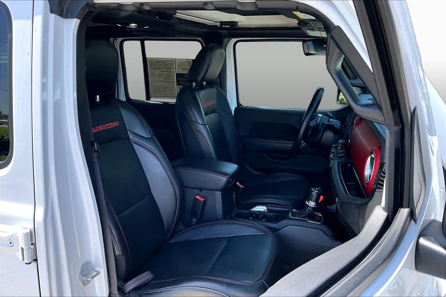 Used 2020 Bright White Clearcoat Jeep Rubicon image 9
