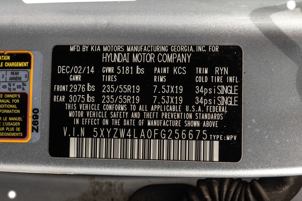Used 2015 Silver Hyundai 2.0T image 39