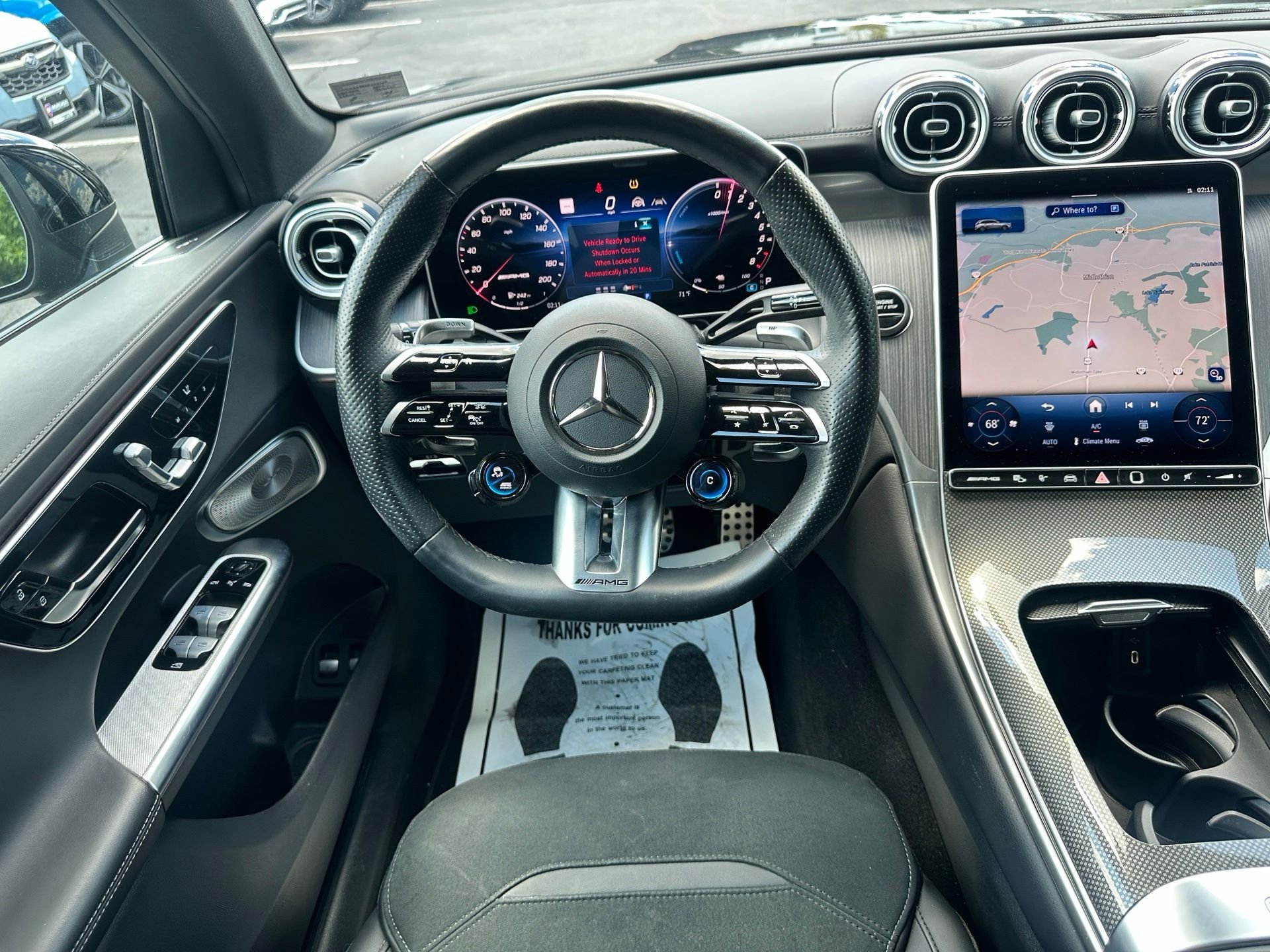 Certified Used 2025 Black Mercedes-Benz GLC 63 AMG® S E Performance image 10