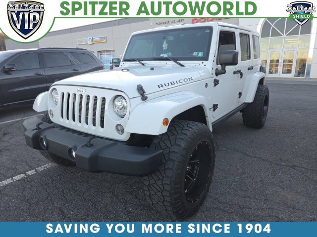 Used 2017 Bright White Clearcoat Jeep Rubicon image 1