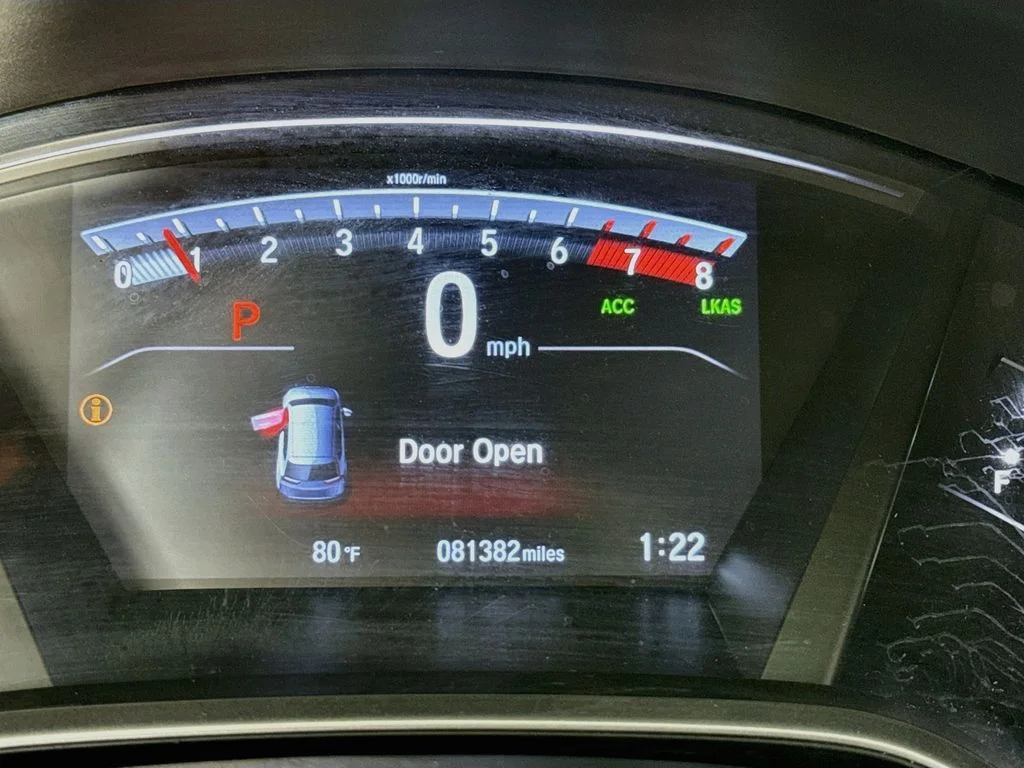 Used 2018 Obsidian Blue Pearl Honda EX image 19