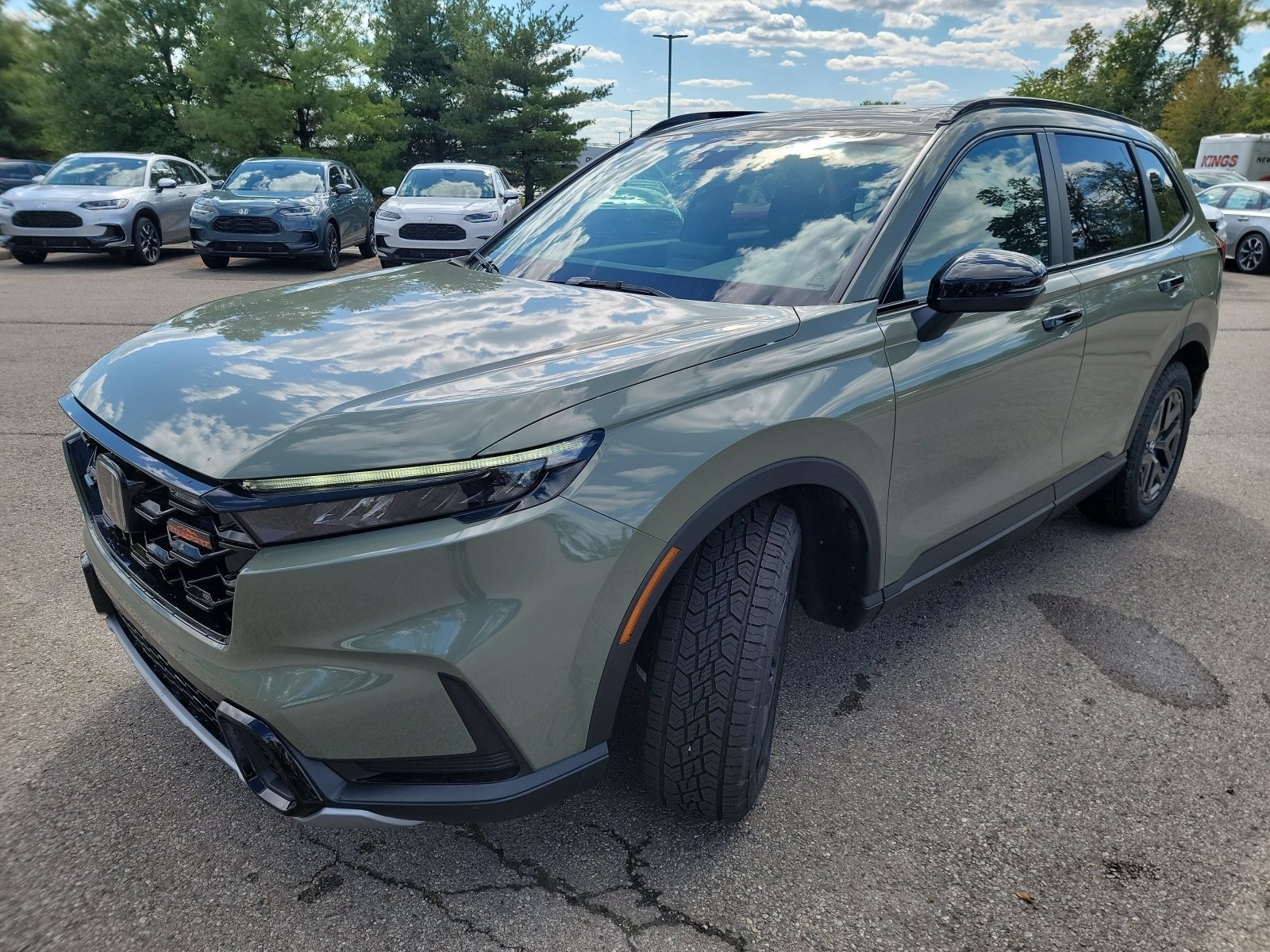 New 2026 Ash Green Metallic Honda TrailSport image 3