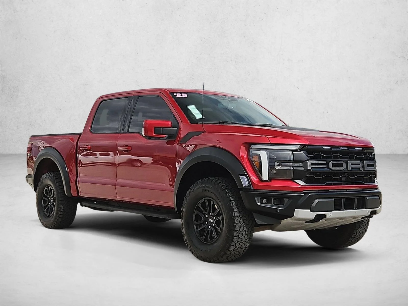 Used 2025 Rapid Red Metallic Tinted Clearcoat Ford Raptor image 3