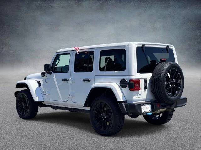 Used 2024 White Jeep Sahara 4xe image 4