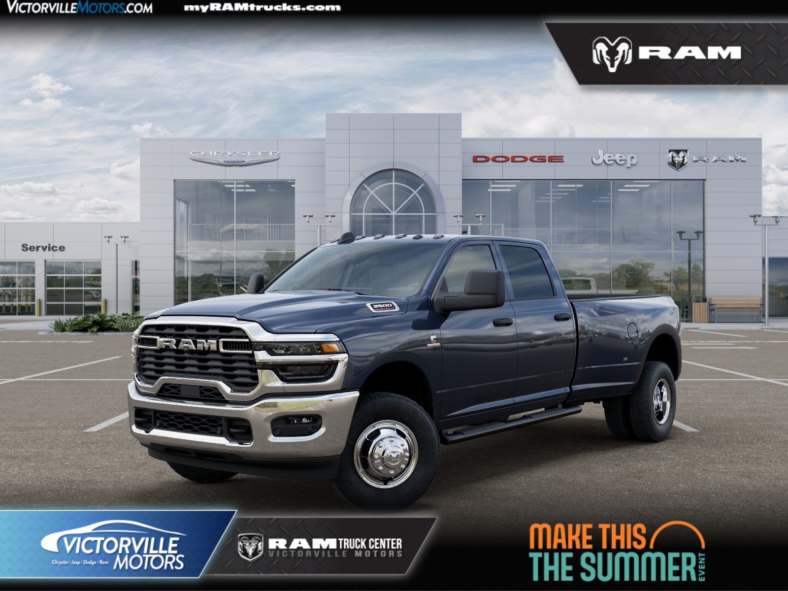New 2026 Forged Blue Metallic Exterior Paint RAM Tradesman image 1
