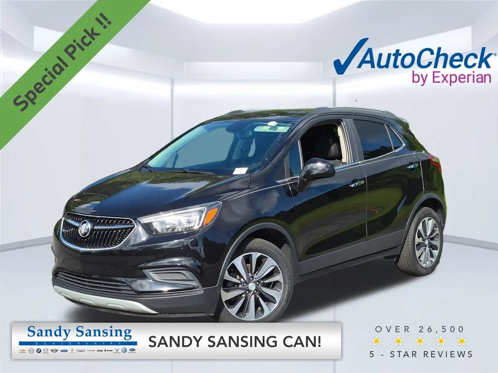 Used 2022 Black Buick Preferred image 1