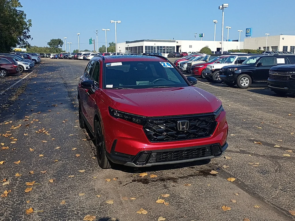 Certified Used 2024 Radiant Red Metallic Honda Sport-L image 1
