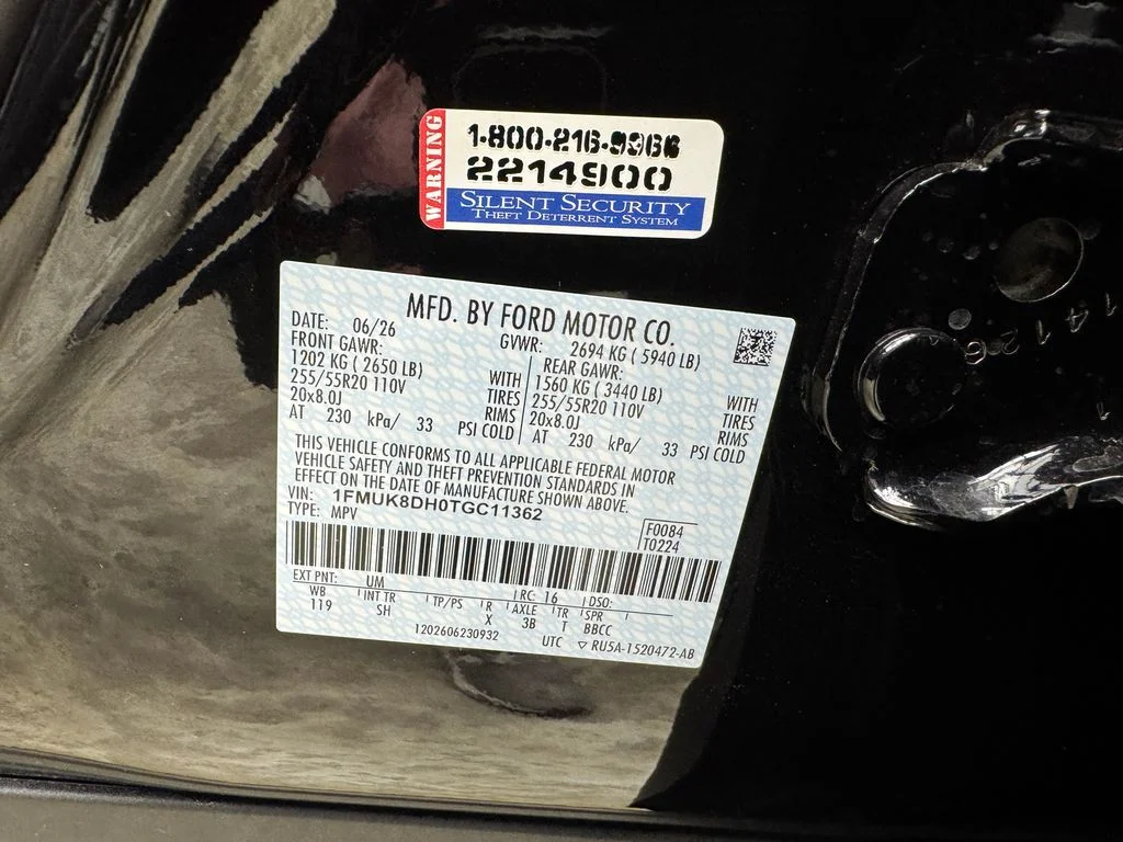 New 2026 Agate Black Metallic Ford Active image 30