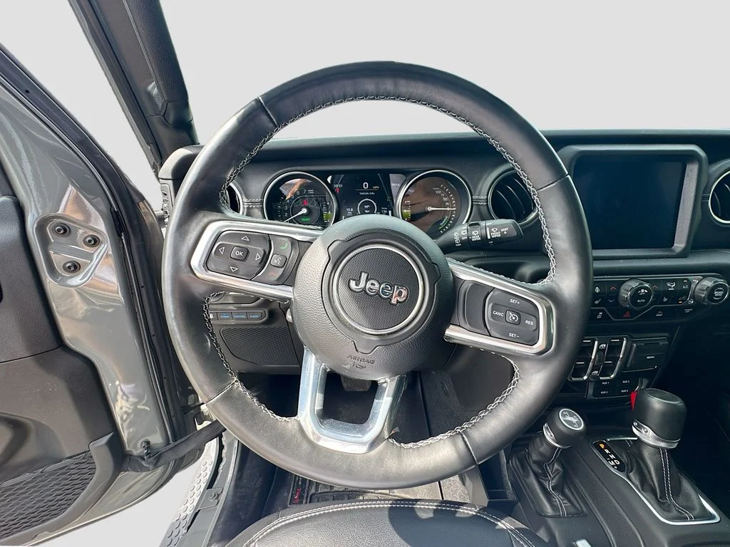 Used 2023 Gray Jeep Sahara 4xe image 12