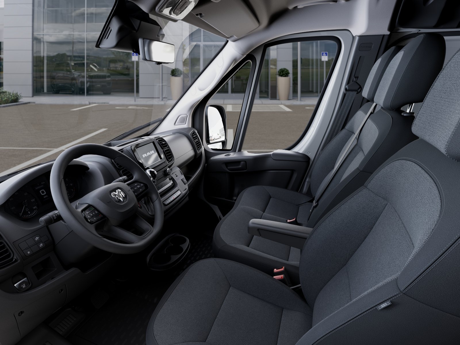 New 2026 Bright White Clearcoat RAM Low Roof image 48