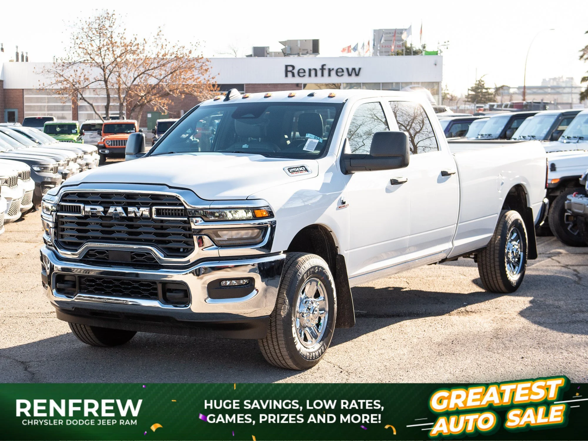 New 2026 White RAM Tradesman* Crew Cab, 8
