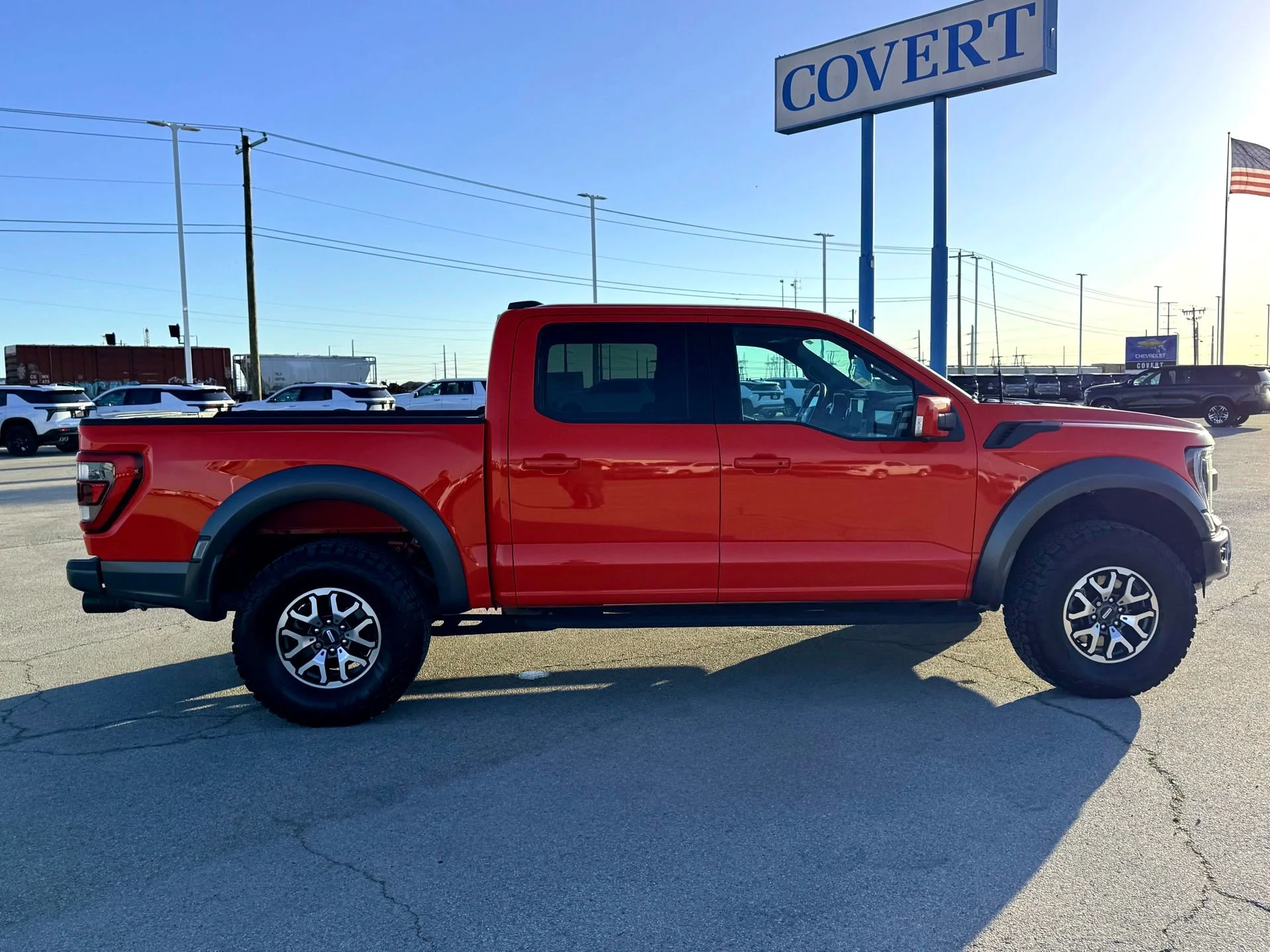 Used 2023 Orange Ford Raptor image 6