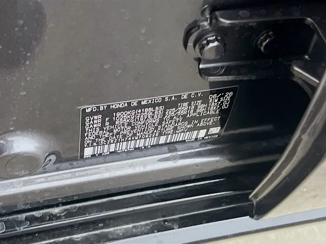 New 2027 Modern Steel Metallic Honda EX-L image 17