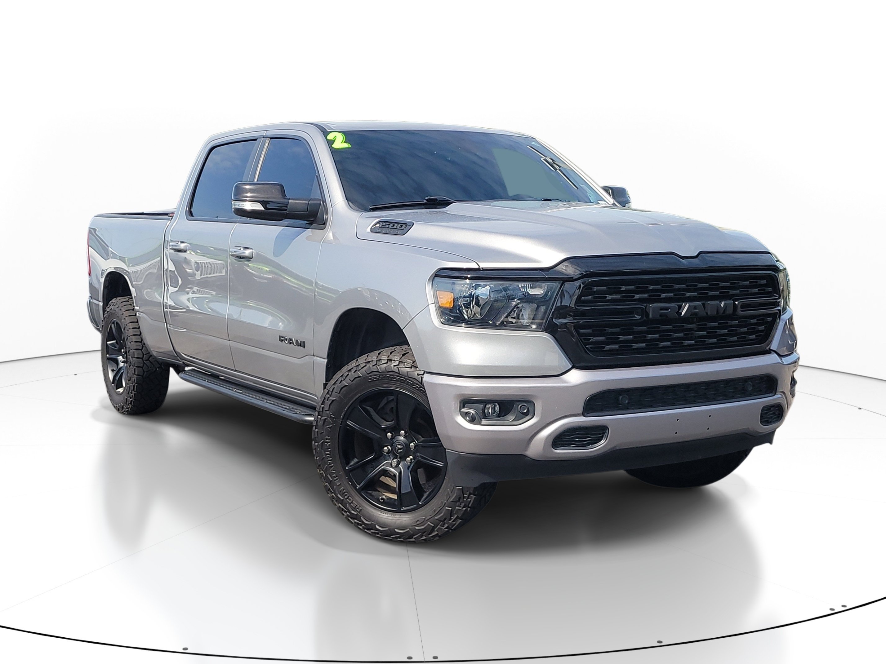 Used 2022 Billet Silver Metallic Clearcoat Ram Big Horn image 1