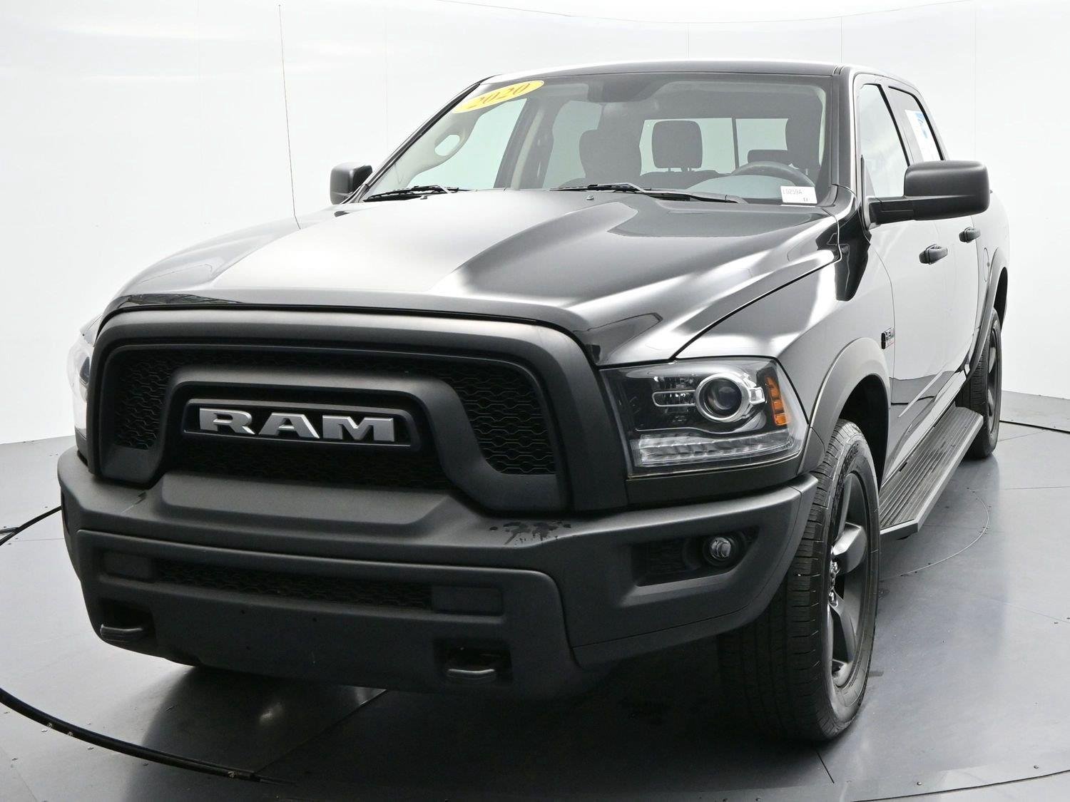 Used 2020 Diamond Black Crystal Pearlcoat Ram Warlock image 3