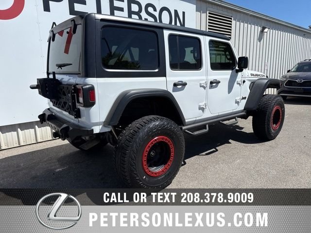 Used 2018 White Jeep Unlimited Rubicon image 4