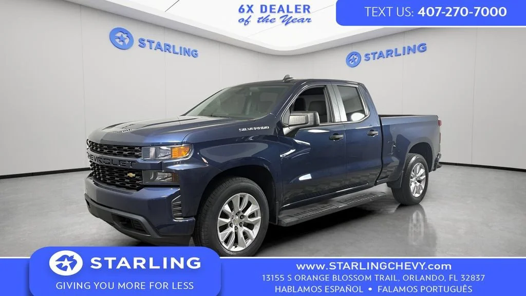 Used 2021 NORTHSKY BLUE METALLIC Chevrolet Custom image 1