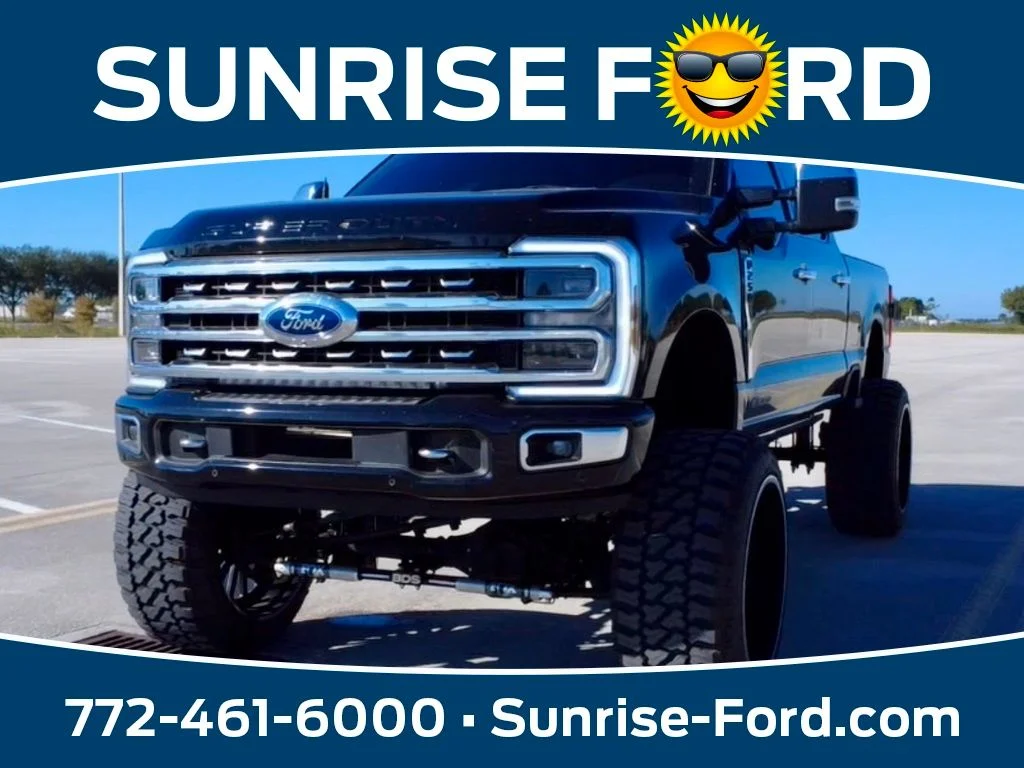 Used 2024 Black Metallic Ford Platinum image 1
