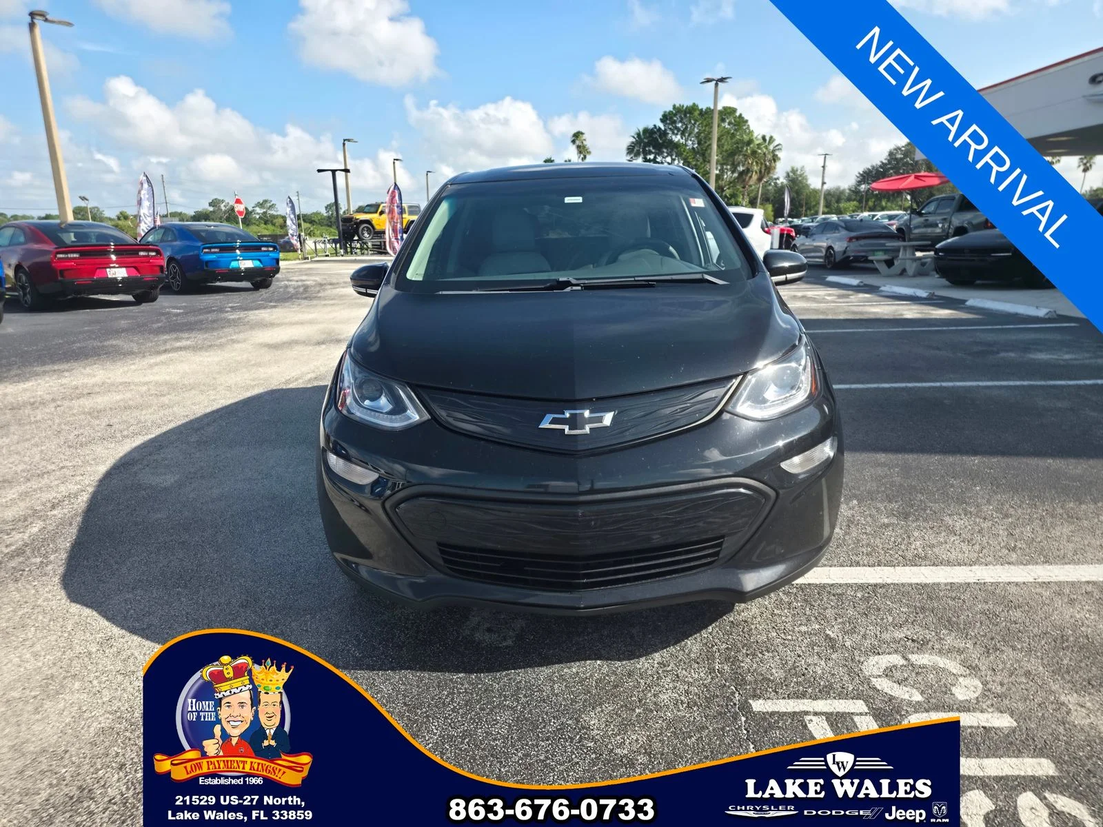 Used 2020 Chevrolet Bolt EV LT with VIN 1G1FY6S02L4138583 for sale in Lake Wales, FL