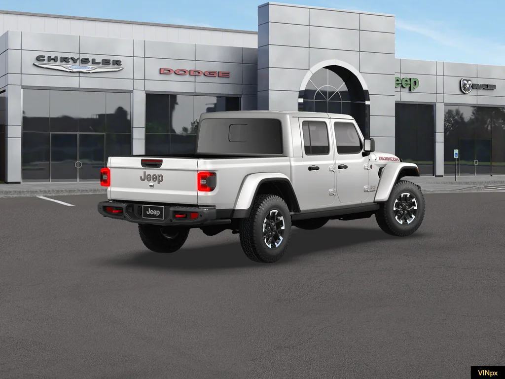 New 2026 Bright White Clear-Coat Exterior Paint Jeep Rubicon X image 6