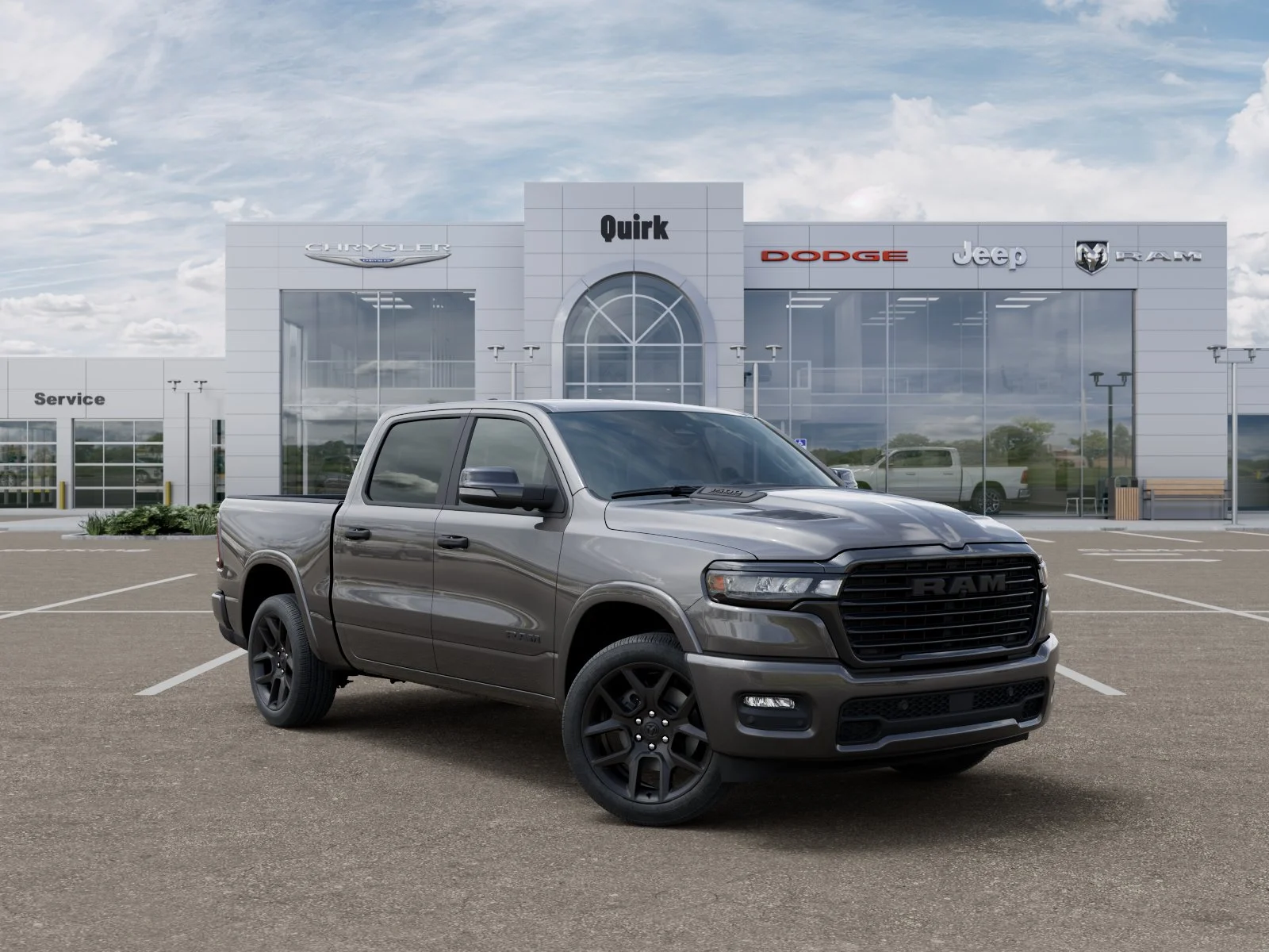 New 2026 Granite Crystal Metallic Clear-Coat Exterior Paint RAM Laramie image 31