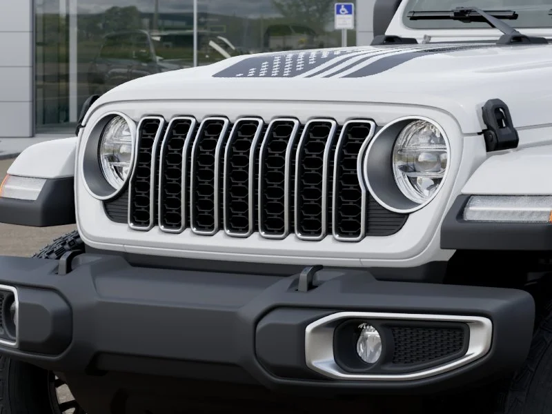 New 2027 Bright White Clear-Coat Paint Jeep Sahara image 37