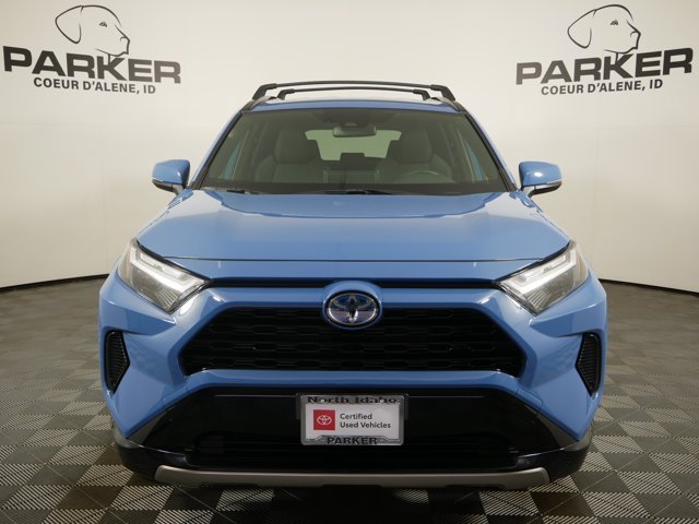 Certified Used 2024 Cavalry Blue Toyota Hybrid SE w/ Weather Pkg image 3