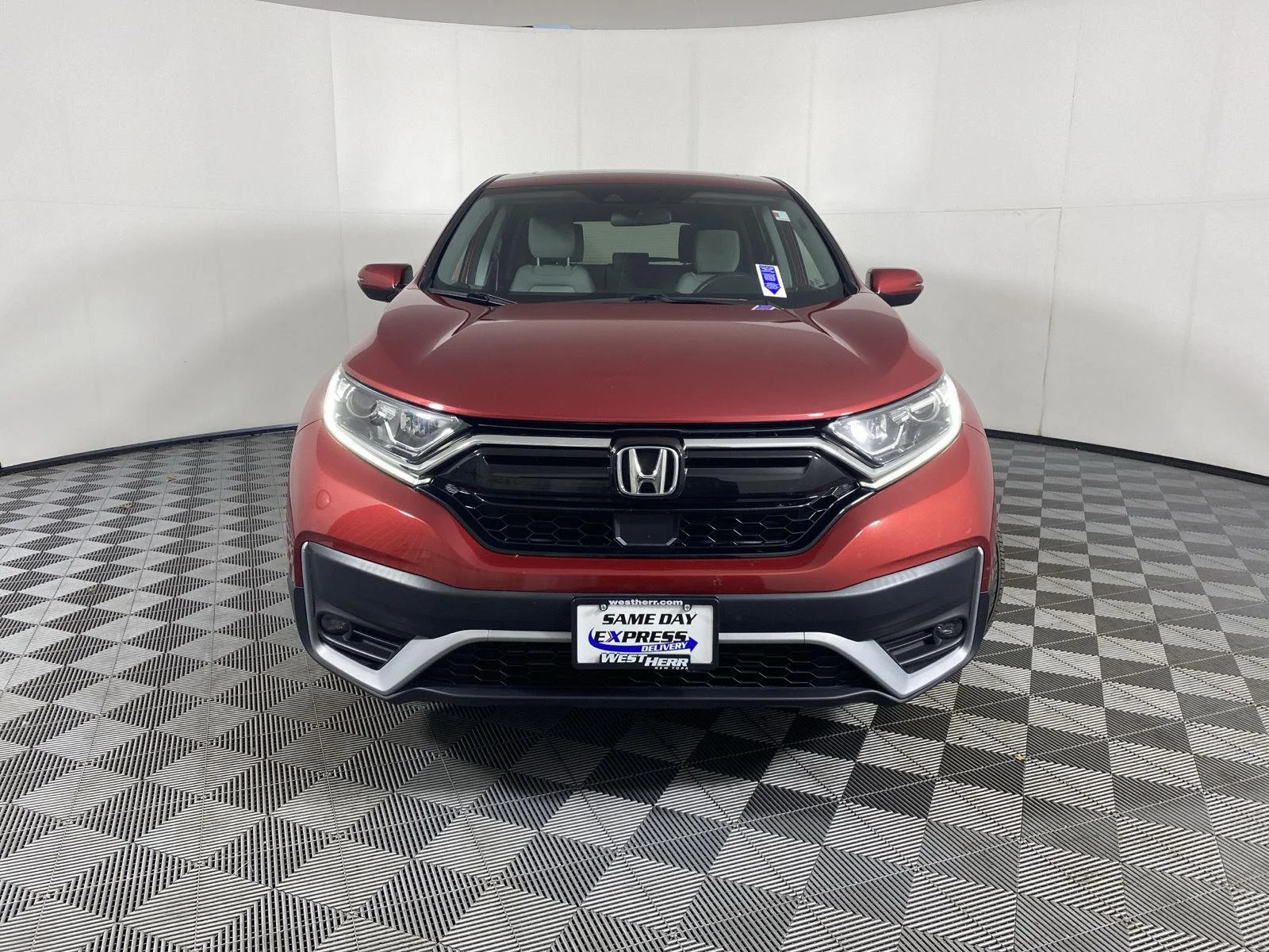 Used 2020 Radiant Red Metallic Honda EX image 2