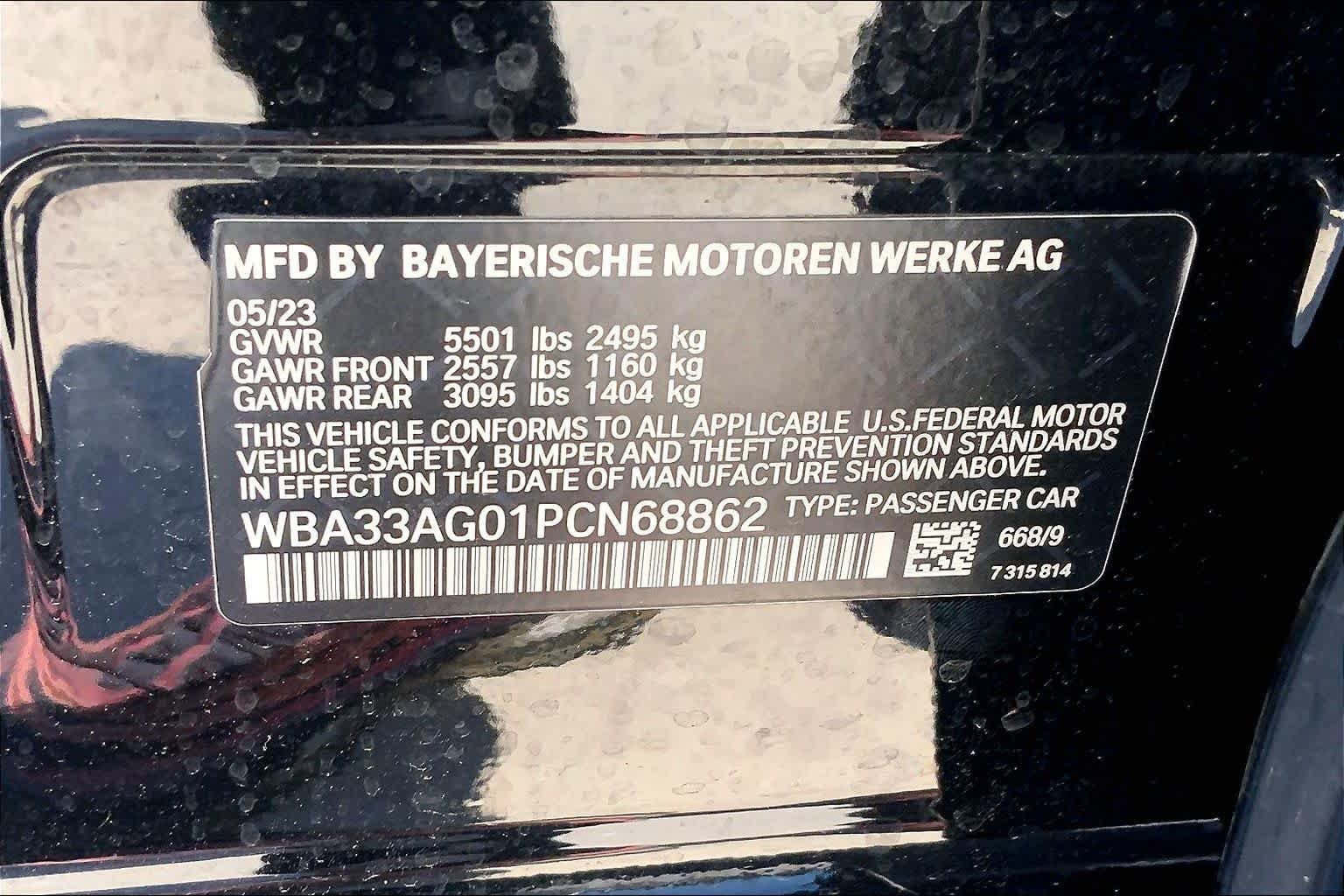 Used 2023 Black Sapphire Metallic BMW 530e xDrive image 37