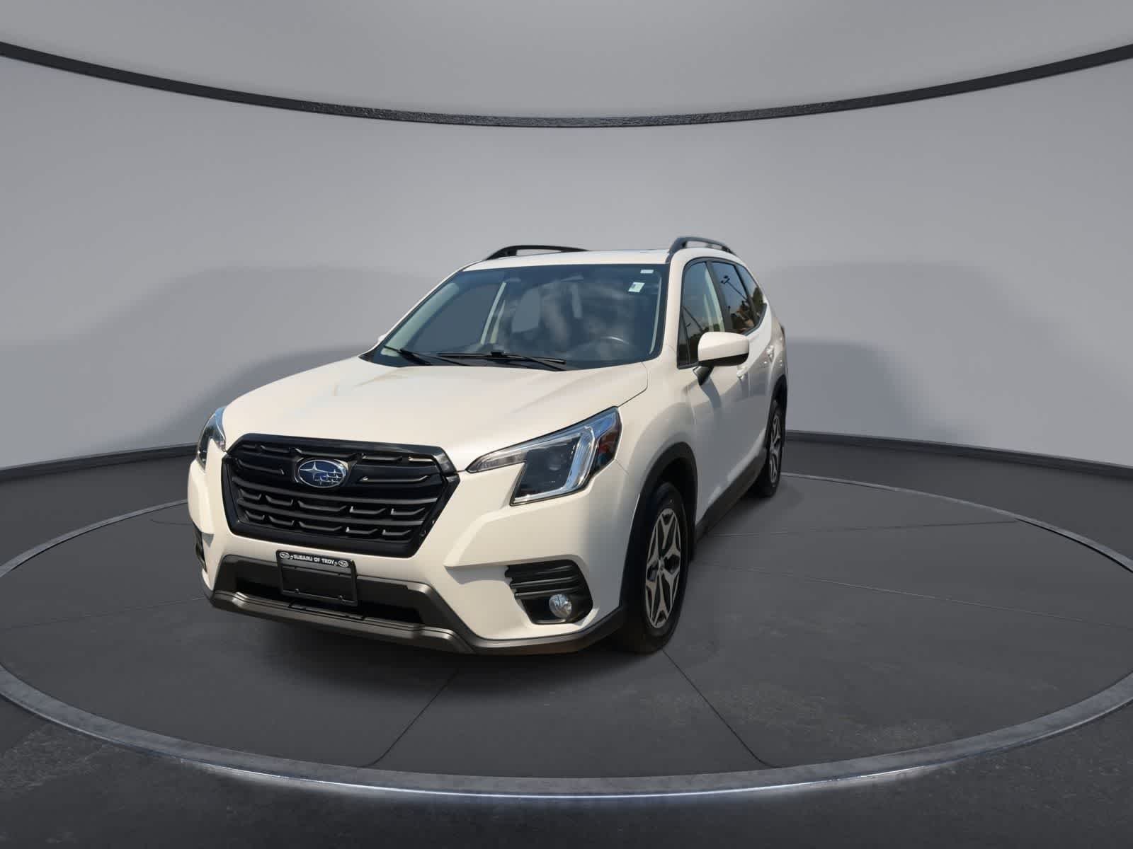 Certified Used 2023 Crystal White Pearl Subaru Premium image 3