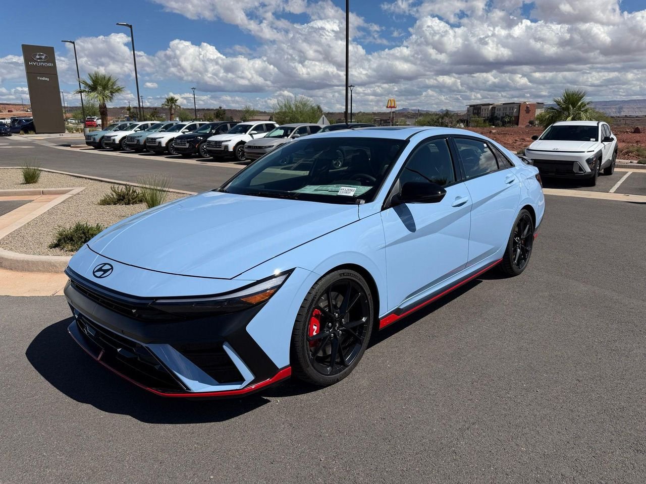 New 2026 Blue Hyundai Base image 1